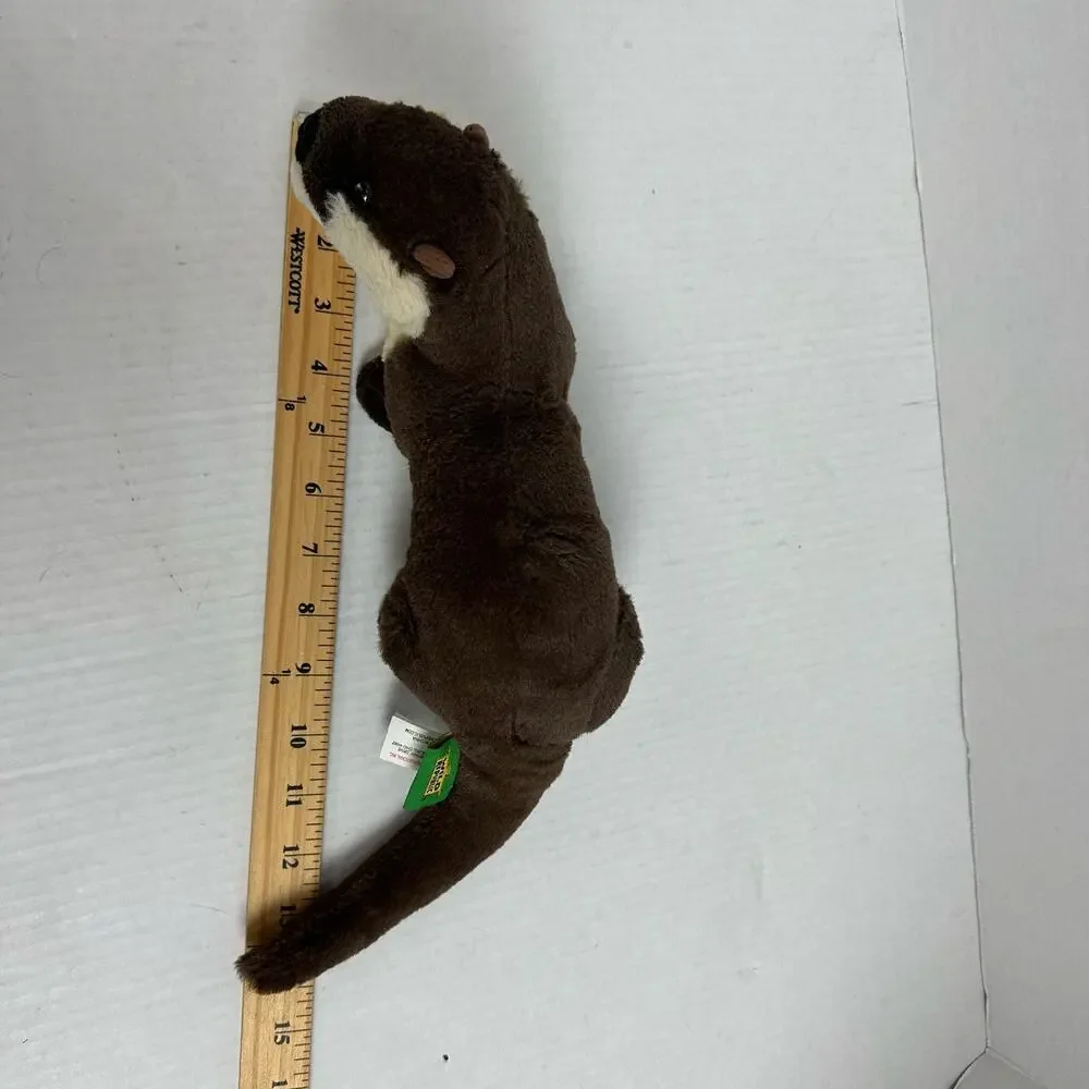 Wild Republic River Otter Plush Stuffed Animal Brown Realistic K & M 10